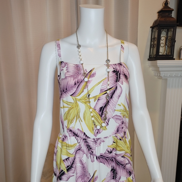 LOFT PARADISE TIERED MINI DRESS, WHISPER WHITE 12 - Picture 5 of 13